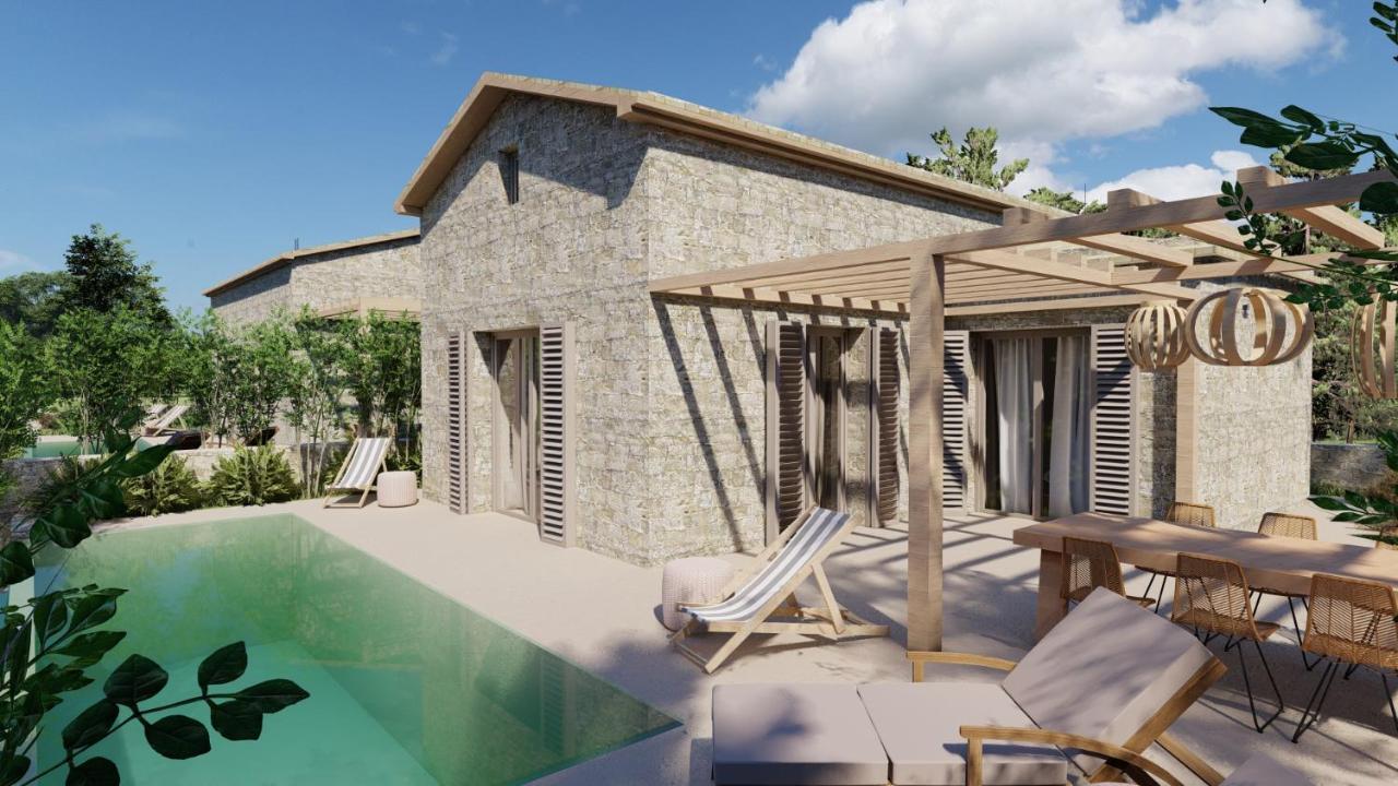 Papadria Villas - Modern Luxury Villas Near Kathisma Beach Tsoukaládhes المظهر الخارجي الصورة